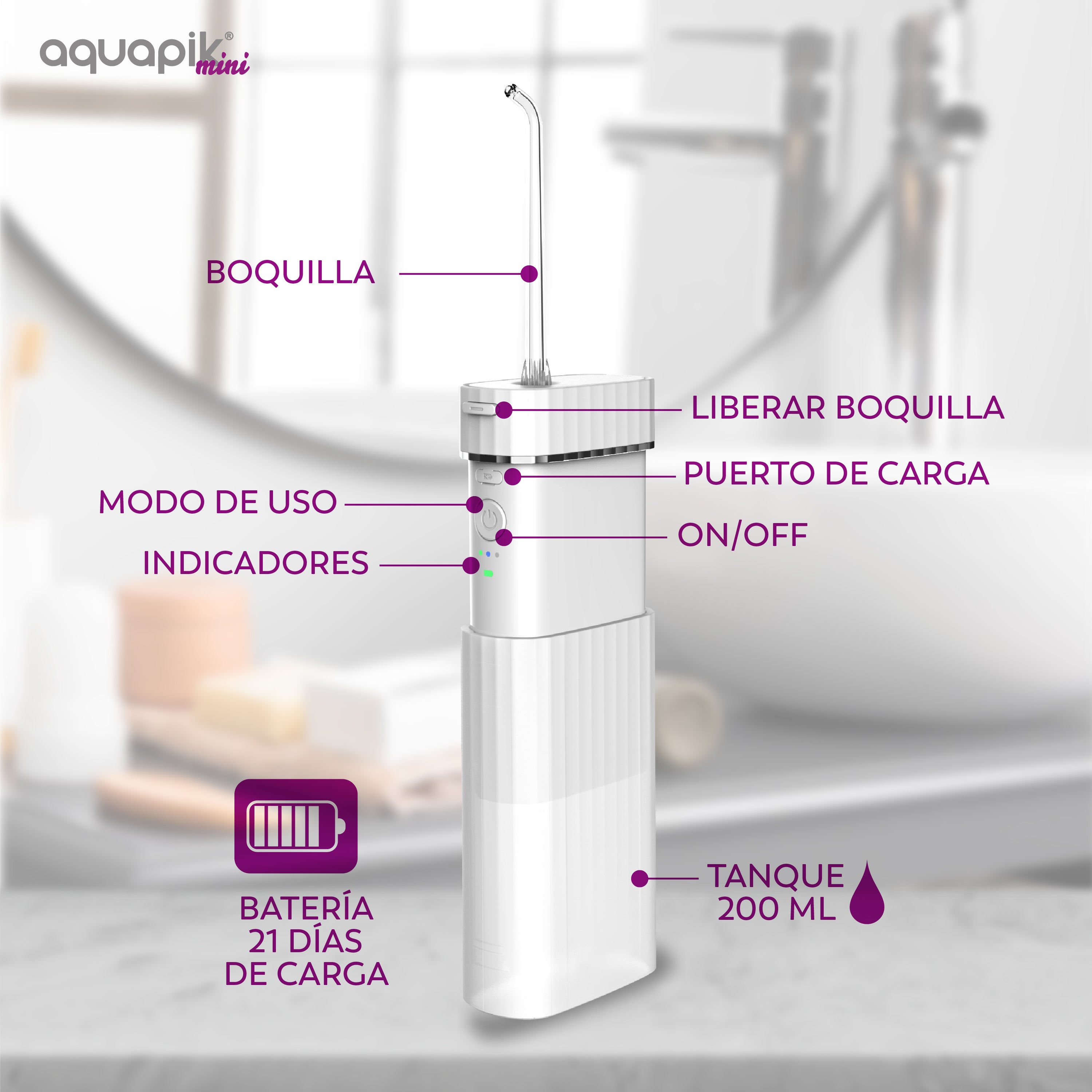 Irrigador Aquapik Mini