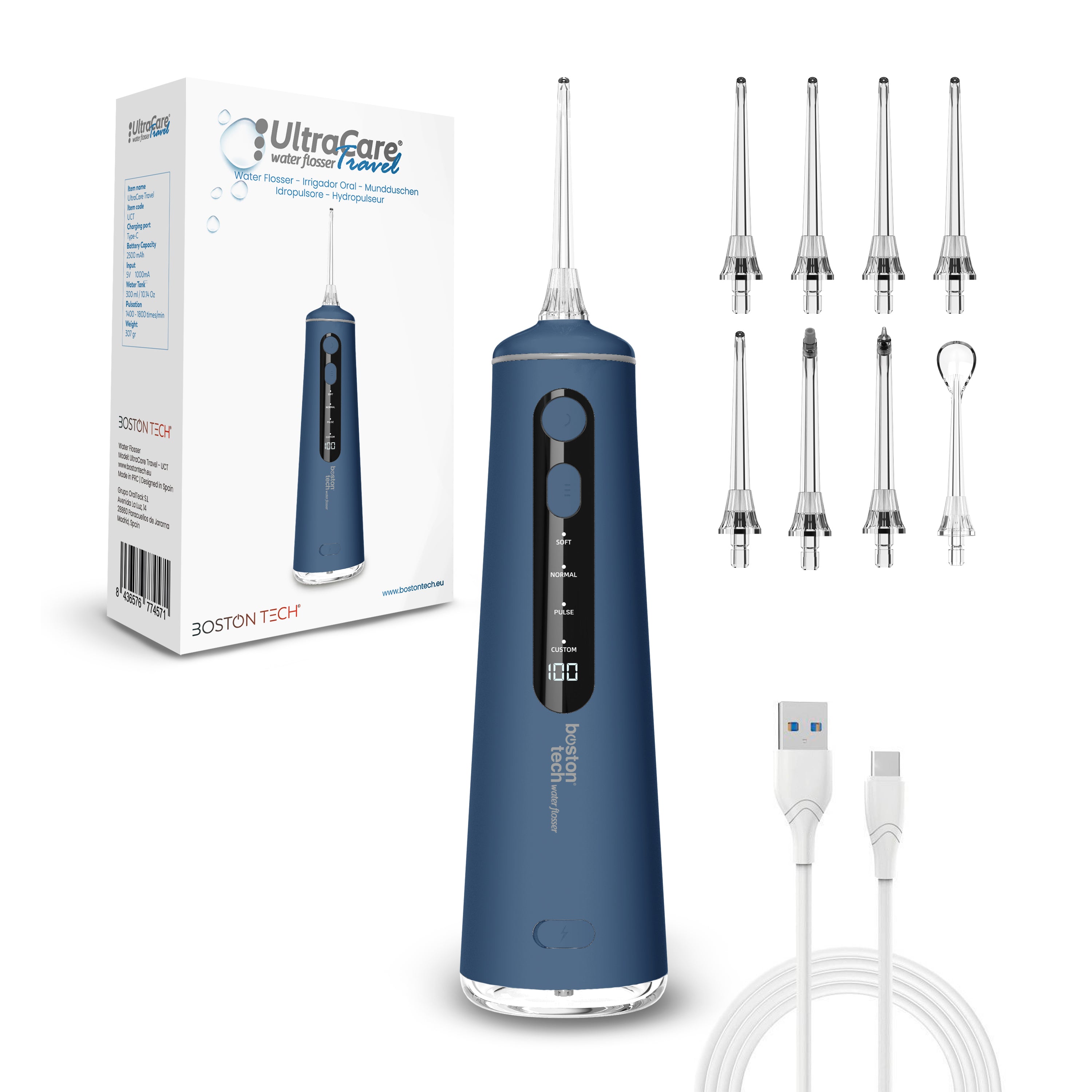 Irrigador dental portátil Aquapik UltraCare Travel