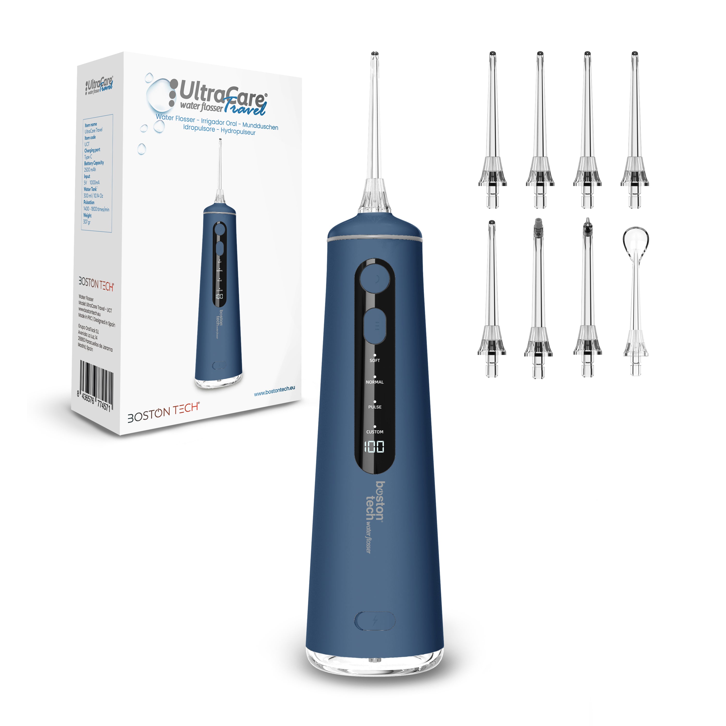 Irrigador dental portátil Aquapik UltraCare Travel